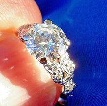 Load image into Gallery viewer, 1.18 carat Earth mined Diamond Art Deco Engagement Ring Antique Platinum Solitaire