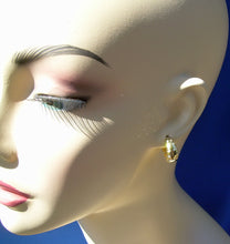 Load image into Gallery viewer, Elegant Genuine POMELLATO Diamond Earrings Fine European Designer 18k Gold Hoops