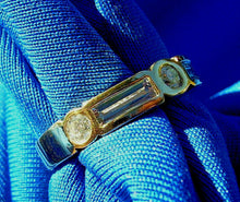 Load image into Gallery viewer, 1 carat Earth mined Diamond Deco Wedding Band Vintage Style Anniversary Ring