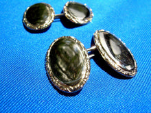 Load image into Gallery viewer, Genuine Antique Art Deco Solid 14k Gold Cuff Links Unique Elegant Victorian Design
