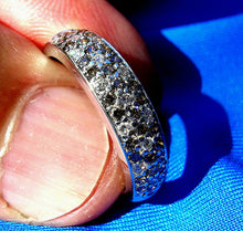 Load image into Gallery viewer, LeVian Special Diamond Wedding Band White gold Designer Anniversary Ring 9