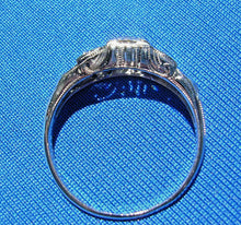Load image into Gallery viewer, EARTH MINED European Diamond Deco Engagement Ring Antique Platinum Solitaire