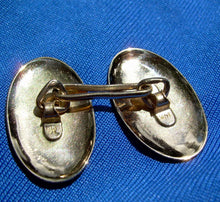 Load image into Gallery viewer, Genuine Antique Art Deco Solid 14k Gold Cuff Links Unique Elegant Victorian Design