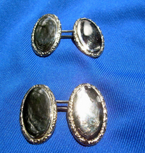 Load image into Gallery viewer, Genuine Antique Art Deco Solid 14k Gold Cuff Links Unique Elegant Victorian Design