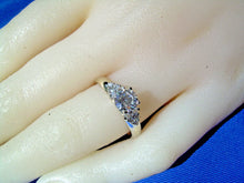 Load image into Gallery viewer, Earth Mined Diamond Deco Engagement Ring Unique Design 14k White Gold Solitaire