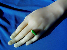 Load image into Gallery viewer, Genuine Earth mined Jade Antique Ring Unique Design Art Deco Solid 18k Gold Setting