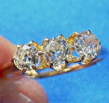 Load image into Gallery viewer, 1 CARAT Earth mined Diamond Deco Wedding Band Victorian Antique Cushion cut Ring