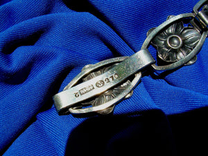 Vintage Art Deco Designer Sterling Silver 925 Denmark Link Panel Bracelet