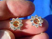 Load image into Gallery viewer, 2 carat Earth mined Diamond Deco Earrings Jackets Solitaire Studs Enhancers Wraps 14k Gold