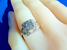 Load image into Gallery viewer, Elegant Earth mined 1.60 carat Diamond Art Deco Engagement Ring Antique Platinum Solitaire size 6.5