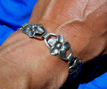 Load image into Gallery viewer, Vintage Art Deco Designer Sterling Silver 925 Denmark Link Panel Bracelet