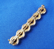 Load image into Gallery viewer, Antique Amethyst Art Deco Brooch Victorian Solid 14k Gold Bar Pin Clip