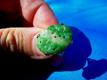 Load image into Gallery viewer, Earth mined Jade Antique Deco Ring Victorian Engagement Ring Setting 18k Gold