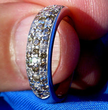 Load image into Gallery viewer, LeVian Special Diamond Wedding Band White gold Designer Anniversary Ring 9