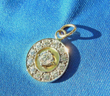 Load image into Gallery viewer, Earthmined Diamond ART Deco Pendant Vintage Style Halo Design Charm Necklace 14k