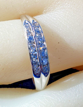 Load image into Gallery viewer, Earth Mined Diamond Wedding Band Double Row Victorian Antique Anniversary Ring