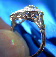 Load image into Gallery viewer, 1.41 carat Natural European cut Diamond Deco Engagement Ring Unique Antique Platinum Setting