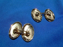 Load image into Gallery viewer, Genuine Antique Art Deco Solid 14k Gold Cuff Links Unique Elegant Victorian Design