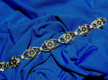Load image into Gallery viewer, Vintage Art Deco Designer Sterling Silver 925 Denmark Link Panel Bracelet
