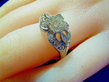 Load image into Gallery viewer, 1.22 carat Earth Mined European Diamond Deco Engagement Ring Vintage Design Platinum Solitaire