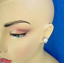 Load image into Gallery viewer, Elegant Pearl Diamond European Earrings Unique Design Deco Syle Button Studs