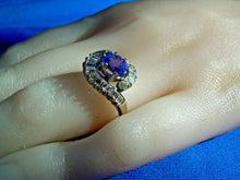 Load image into Gallery viewer, 2.80 carat Tanzanite Diamond Engagement Ring Art Deco vintage Style Solitaire 14k White Gold