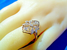 Load image into Gallery viewer, Earth mied Diamond Deco Engagement Ring Antique Filigree Platinum Setting