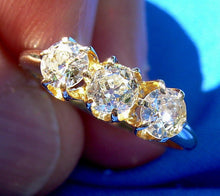 Load image into Gallery viewer, 1 CARAT Earth mined Diamond Deco Wedding Band Victorian Antique Cushion cut Ring
