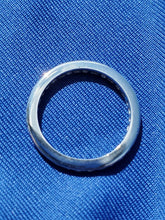 Load image into Gallery viewer, Earth Mined European Diamond Deco Wedding Band Vintage Antique Platinum Eternity Ring