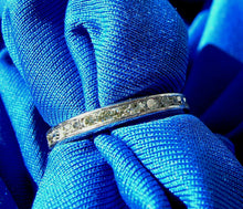 Load image into Gallery viewer, Genuine 1 carat Diamond Platinum Art Deco Wedding Band Antique Eternity Anniversary Ring SIZE 5.5