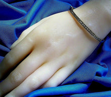 Load image into Gallery viewer, 1 carat Genuine Diamond Deco Bangle Bracelet Elegant Anniversary Cuff 14K Gold