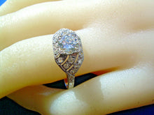 Load image into Gallery viewer, 1.30 carat Genuine European cut Diamond Deco Engagement Ring Antique Platinum Solitaire