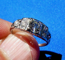 Load image into Gallery viewer, EARTH MINED European Diamond Deco Engagement Ring Antique Platinum Solitaire