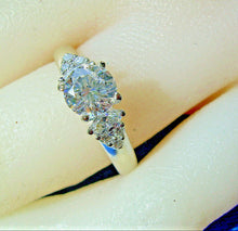 Load image into Gallery viewer, Earth Mined Diamond Deco Engagement Ring Unique Design 14k White Gold Solitaire