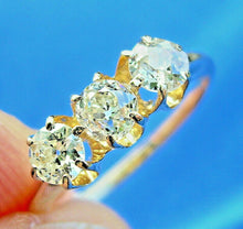 Load image into Gallery viewer, 1 CARAT Earth mined Diamond Deco Wedding Band Victorian Antique Cushion cut Ring