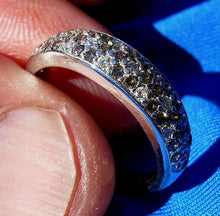 Load image into Gallery viewer, LeVian Special Diamond Wedding Band White gold Designer Anniversary Ring 9