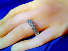 Load image into Gallery viewer, LeVian Special Diamond Wedding Band White gold Designer Anniversary Ring 9