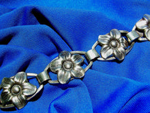 Load image into Gallery viewer, Vintage Art Deco Designer Sterling Silver 925 Denmark Link Panel Bracelet

