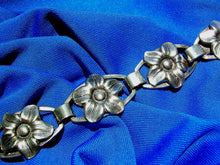 Load image into Gallery viewer, Vintage Art Deco Designer Sterling Silver 925 Denmark Link Panel Bracelet