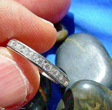 Load image into Gallery viewer, Genuine 1.50 carat Diamond Deco Wedding Band Designer Eternity Anniversary Ring Size 6.25