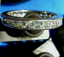 Load image into Gallery viewer, 1.50 carat Earth mined Diamond Deco Wedding Band Designer Eternity Anniversary Ring size 6.25