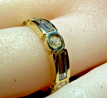 Load image into Gallery viewer, 1 carat Earth mined Diamond Deco Wedding Band Vintage Style Anniversary Ring