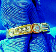 Load image into Gallery viewer, 1 carat Earth mined Diamond Deco Wedding Band Vintage Style Anniversary Ring