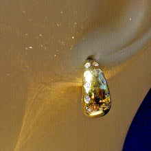 Load image into Gallery viewer, Elegant Genuine POMELLATO Diamond Earrings Fine European Designer 18k Gold Hoops