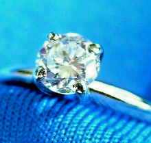 Load image into Gallery viewer, Earth mined Round Brilliant Diamond Solitaire Designer 14k Gold Engagement Ring