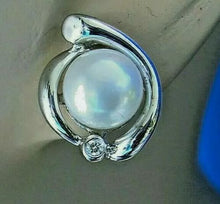 Load image into Gallery viewer, Elegant Pearl Diamond European Earrings Unique Design Deco Syle Button Studs