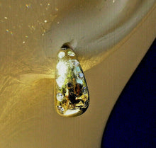Load image into Gallery viewer, Elegant Genuine POMELLATO Diamond Earrings Fine European Designer 18k Gold Hoops