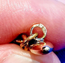 Load image into Gallery viewer, Elegant Unique Art Deco 14K Gold Cufflinks Rare Signed Antique Enamel Buttons