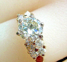 Load image into Gallery viewer, Earth Mined European cut Diamond Deco Engagement Ring Vintage Style Solitaire