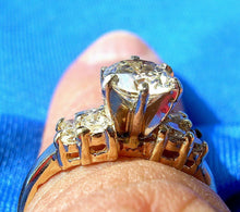 Load image into Gallery viewer, Earth Mined European cut Diamond Deco Engagement Ring Vintage Style Solitaire